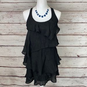 Black Ruffle Dress Size Small